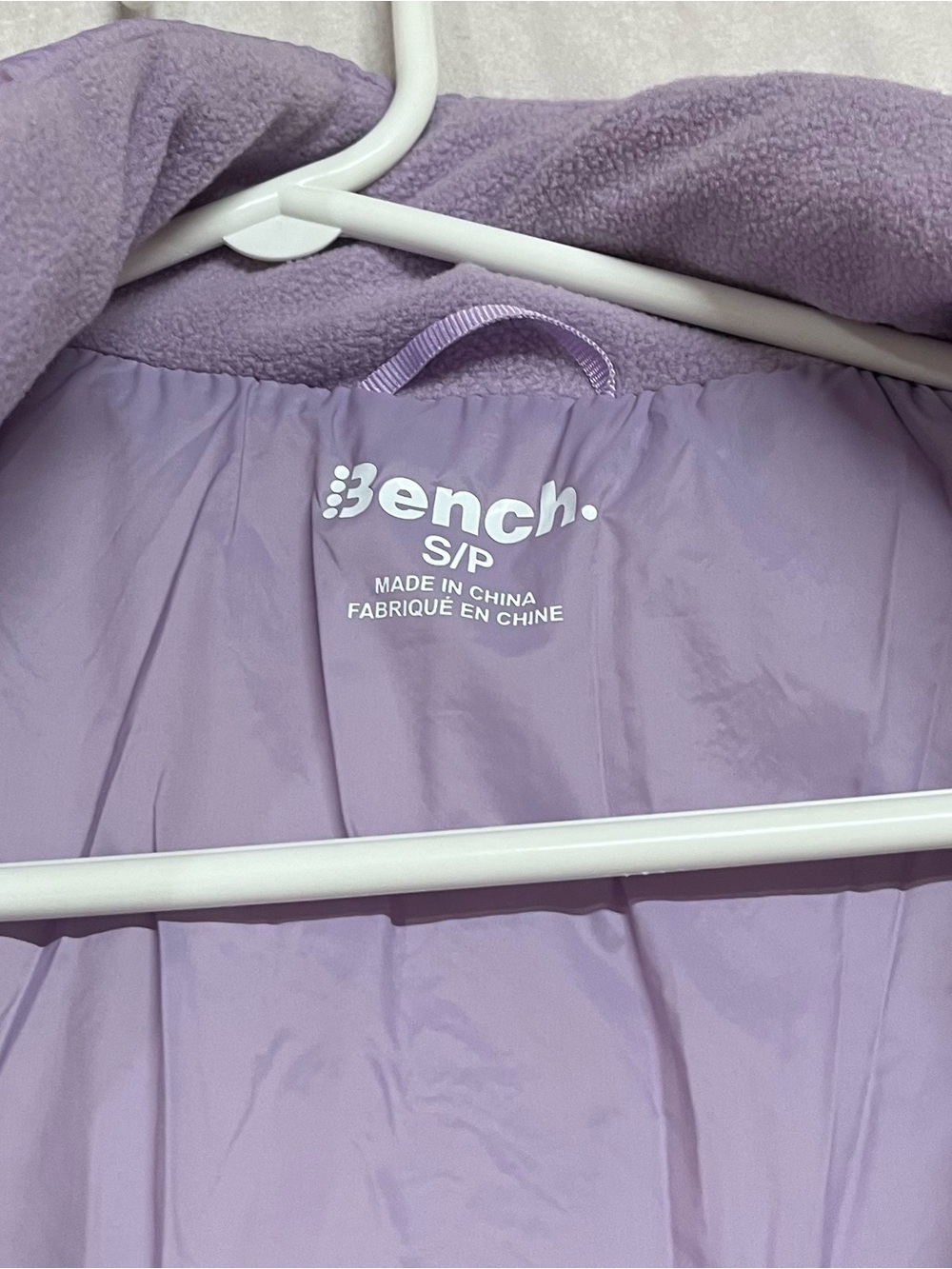 Bench Lavender Quilted Puffer Jacket - Women Size Small - Picture 3 of 3